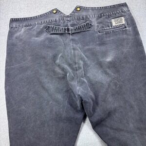 Frontier Classics Buckle Back Pants Men 46x29 Gray Duck Western Cowboy Reenactor